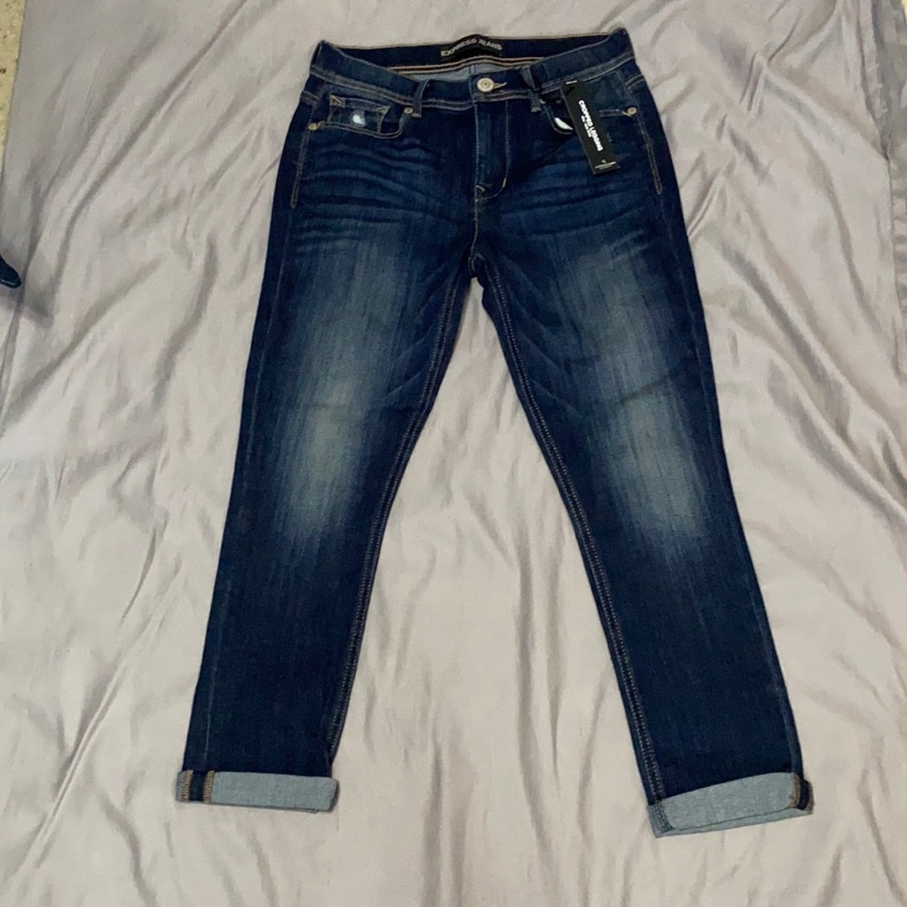 Express cropped jeans